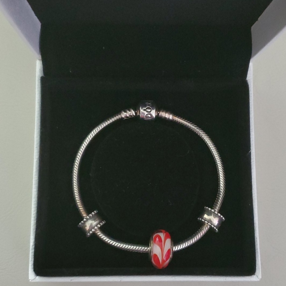 Authentic Pandora Bracelet and Charms